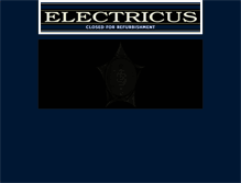 Tablet Screenshot of electricus.com